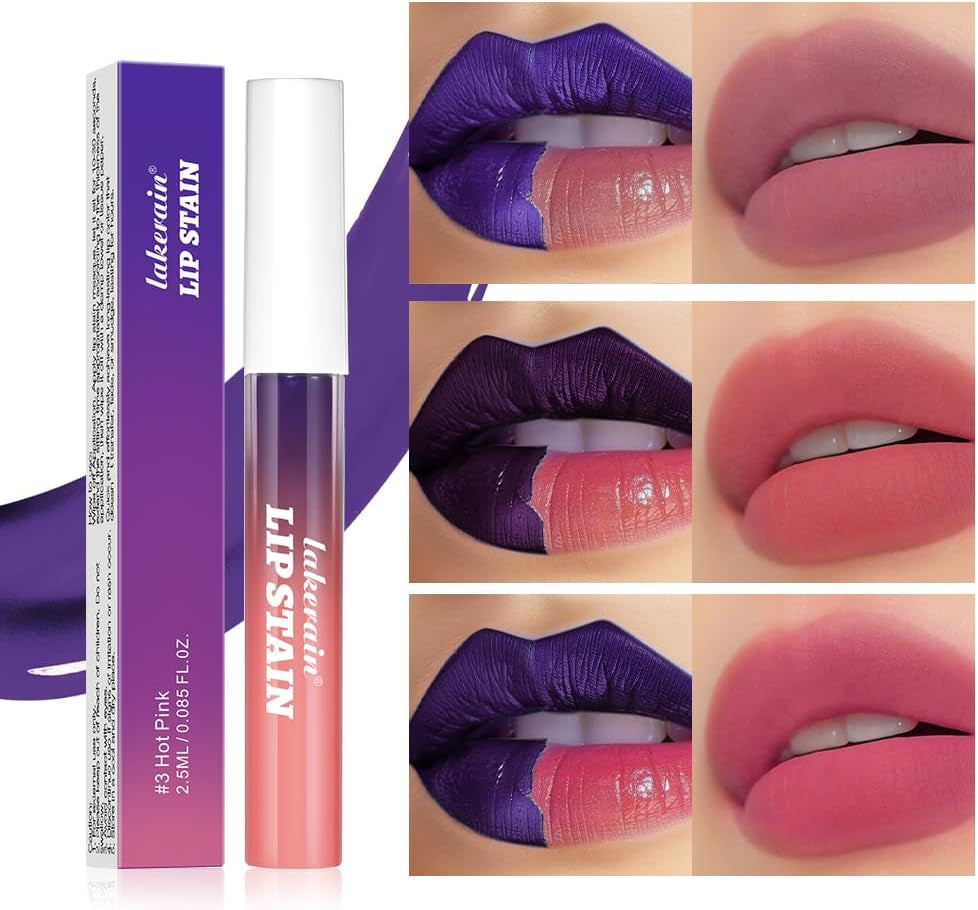 Peel-Off Liquid Lip Stain Set – Long-Lasting Waterproof Lip Tint (3-Piece Set)