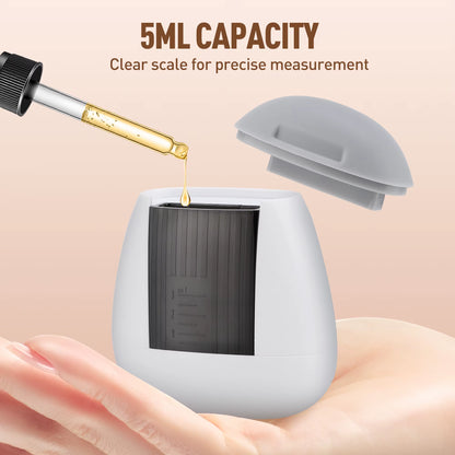 Red Light Therapy Hair Growth Comb – Electric Vibration Scalp Massager with Liquid Applicator