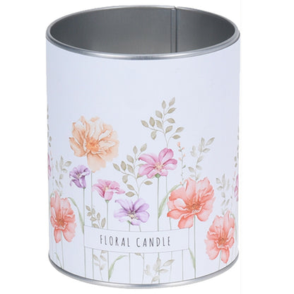 Luxury Flower Scented Wax Candles – 1 or 3 Pc Tin Gift Set, 35-Hour Burn