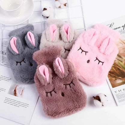 Mini Bunny Hot Water Bottle – Hand & Belly Warmer for Dormitory & Travel