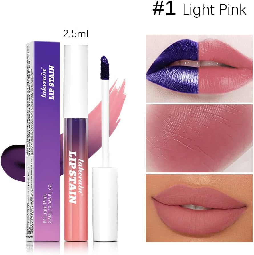 Peel-Off Liquid Lip Stain Set – Long-Lasting Waterproof Lip Tint (3-Piece Set)