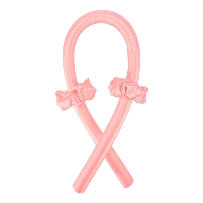 Silk Heatless Curling Rod Headband | No-Heat Hair Curler Ribbon for Effortless Overnight Curls | Soft Sleep-In Hair Styling Tool