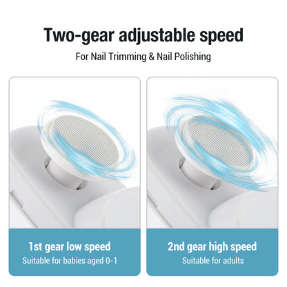 Automatic Electric Nail Clipper & Polisher – Rechargeable Nail Trimmer for Adults & Children
