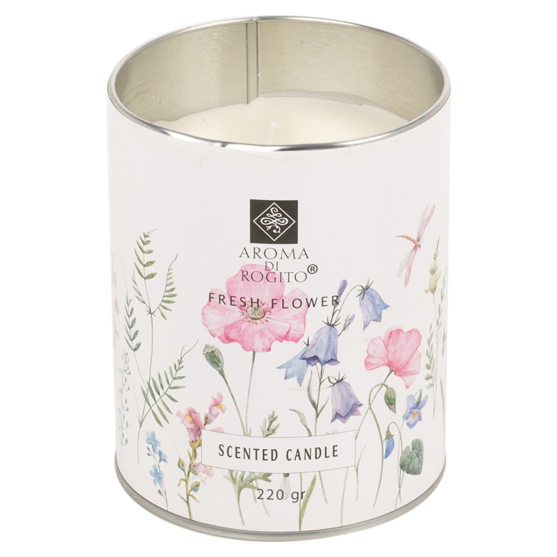 Luxury Flower Scented Wax Candles – 1 or 3 Pc Tin Gift Set, 35-Hour Burn