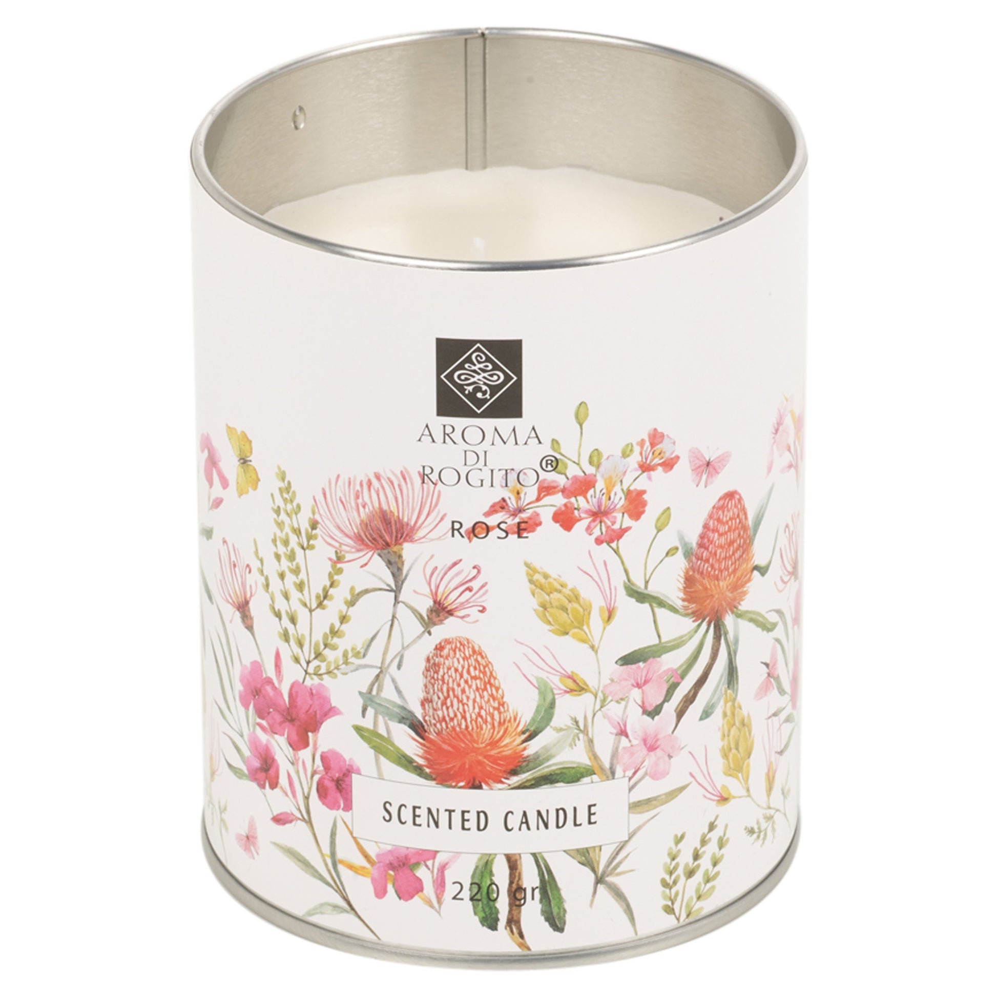 Luxury Flower Scented Wax Candles – 1 or 3 Pc Tin Gift Set, 35-Hour Burn