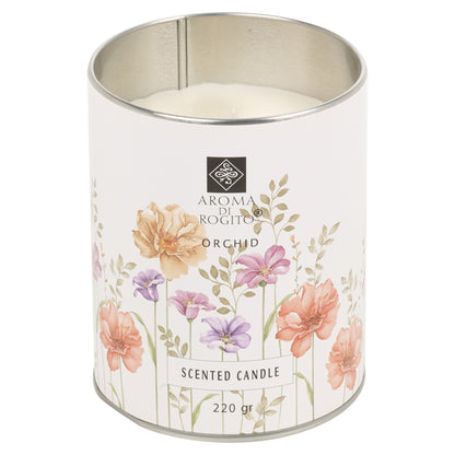 Luxury Flower Scented Wax Candles – 1 or 3 Pc Tin Gift Set, 35-Hour Burn