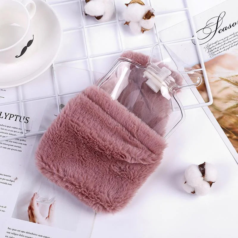 Mini Bunny Hot Water Bottle – Hand & Belly Warmer for Dormitory & Travel