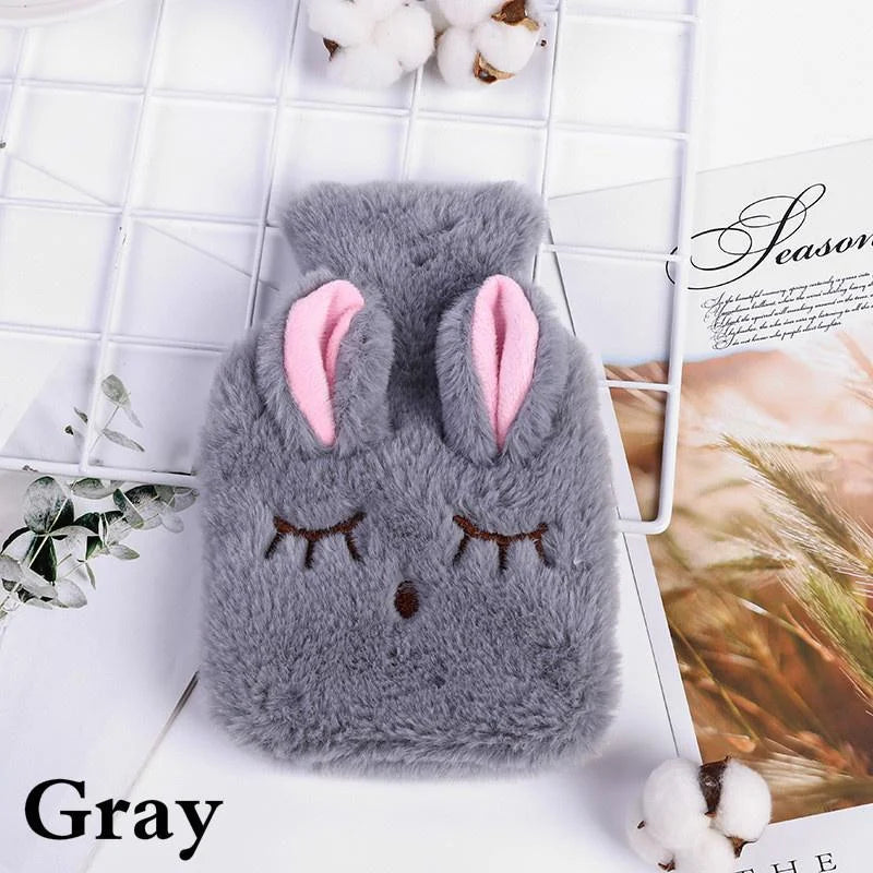 Mini Bunny Hot Water Bottle – Hand & Belly Warmer for Dormitory & Travel