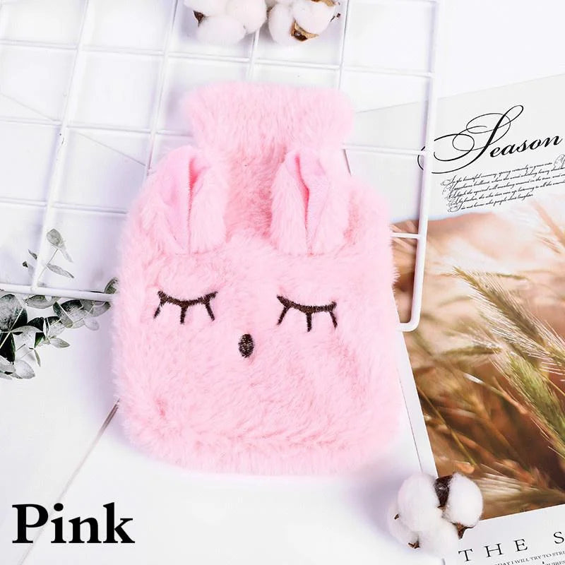 Mini Bunny Hot Water Bottle – Hand & Belly Warmer for Dormitory & Travel