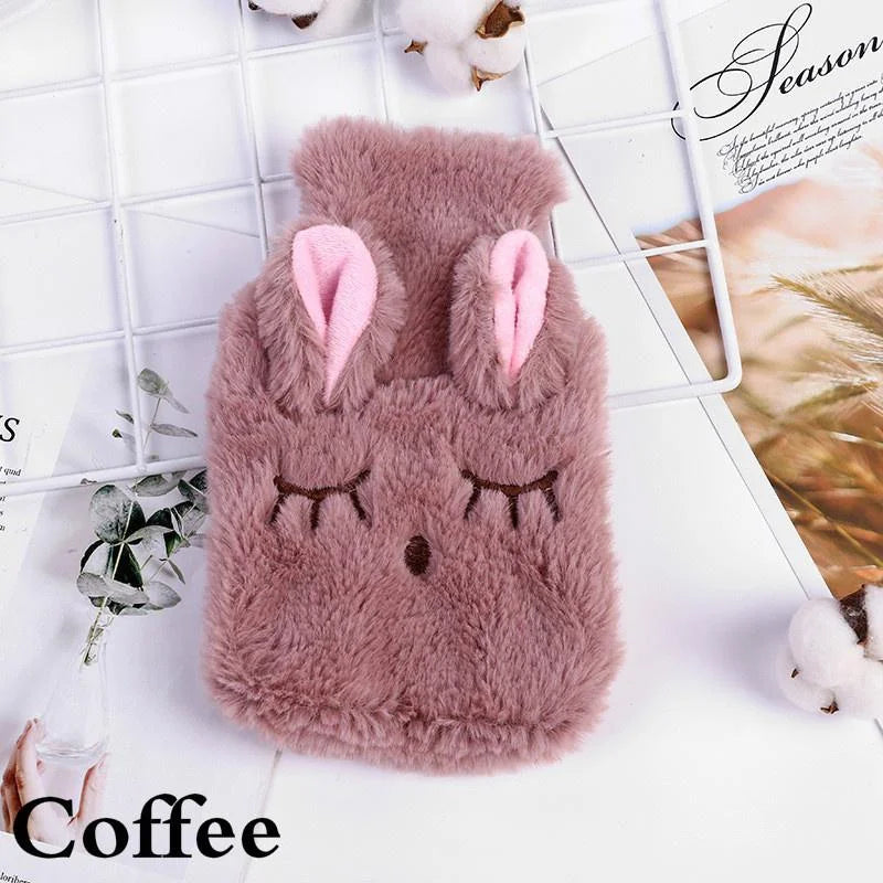 Mini Bunny Hot Water Bottle – Hand & Belly Warmer for Dormitory & Travel