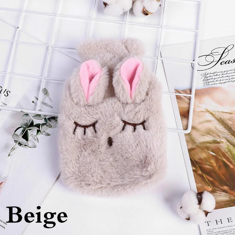 Mini Bunny Hot Water Bottle – Hand & Belly Warmer for Dormitory & Travel