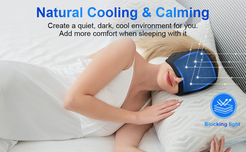 Hot & Cold Gel Head Massager Cap – Migraine & Headache Relief Hat with Eye Mask for Stress, Sinus & Pain Therapy