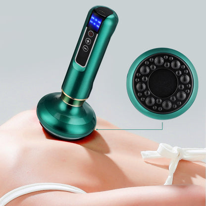 Electric Cupping & Guasha Massager | Infrared Heat Vacuum Suction Anti-Cellulite Slimming Massage Therapy