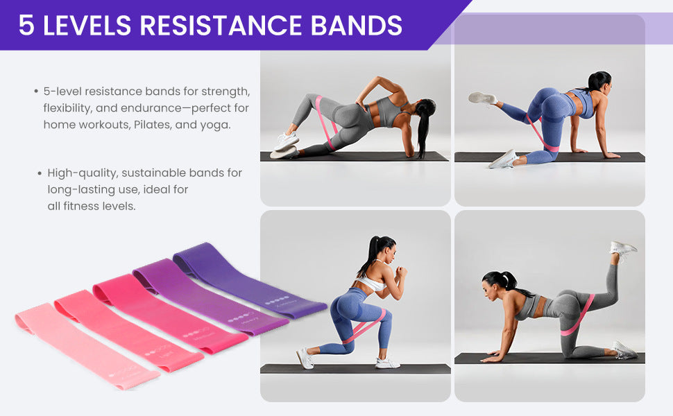 13PCS Pilates Equipment Set – Pilates Ring, Resistance Bands, Yoga Ball & Fitness Accessories for Full Body Home Workouts