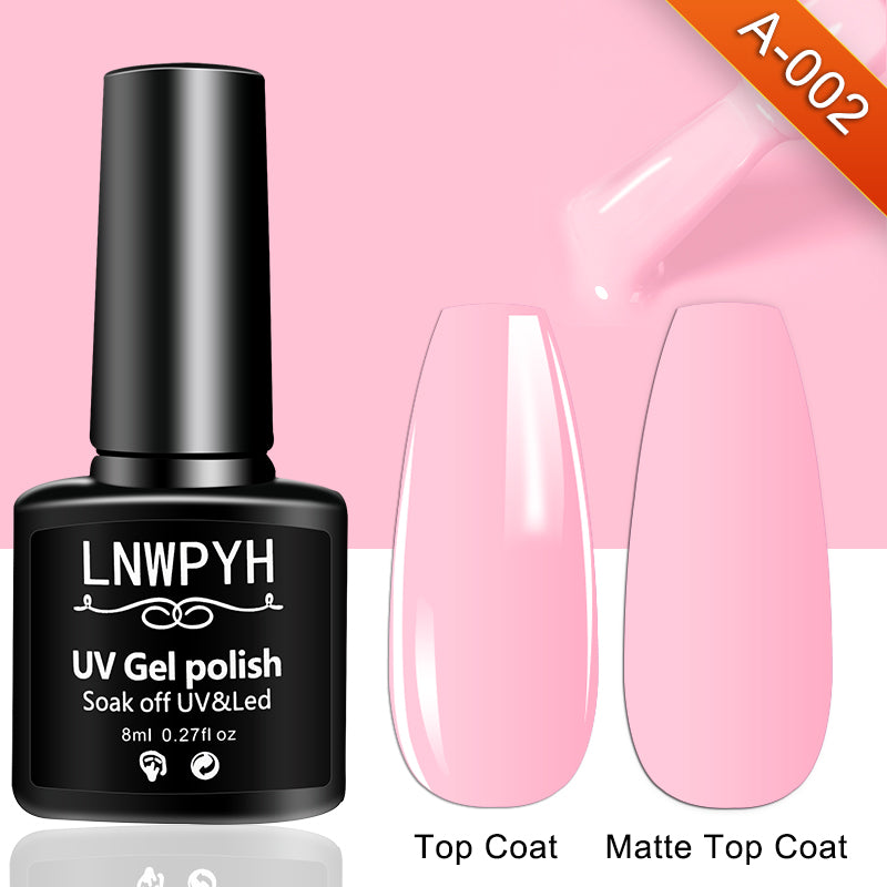 All-in-One Nail Gel Polish Kit with UV Lamp – Soak Off Gel Nail Set for DIY Manicure & Nail Art