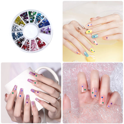 All-in-One Nail Gel Polish Kit with UV Lamp – Soak Off Gel Nail Set for DIY Manicure & Nail Art