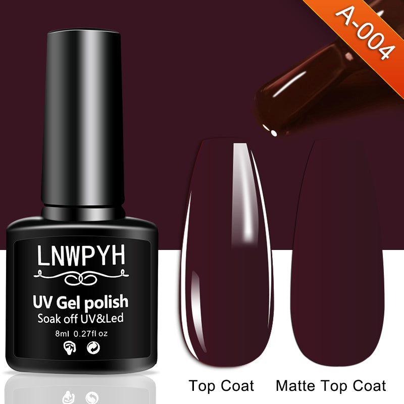 All-in-One Nail Gel Polish Kit with UV Lamp – Soak Off Gel Nail Set for DIY Manicure & Nail Art