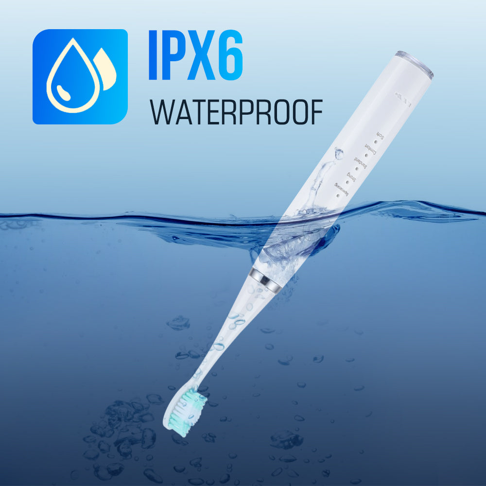 6-in-1 Ultrasonic Dental Cleaner – Electric Tartar & Plaque Remover with Sonic Toothbrush