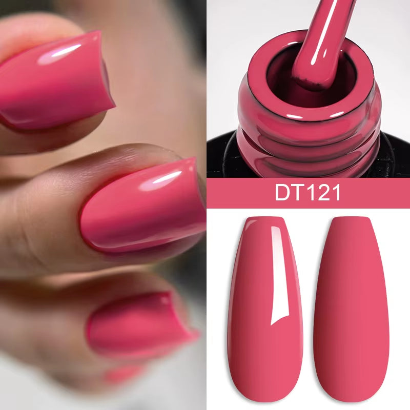 Different Red Shades Gel Nail Polish 7ml – Semi-Permanent Soak-Off UV Gel for Nails