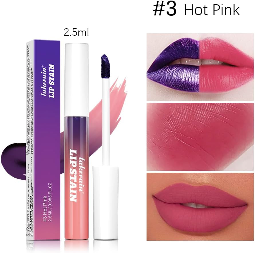 Peel-Off Liquid Lip Stain Set – Long-Lasting Waterproof Lip Tint (3-Piece Set)