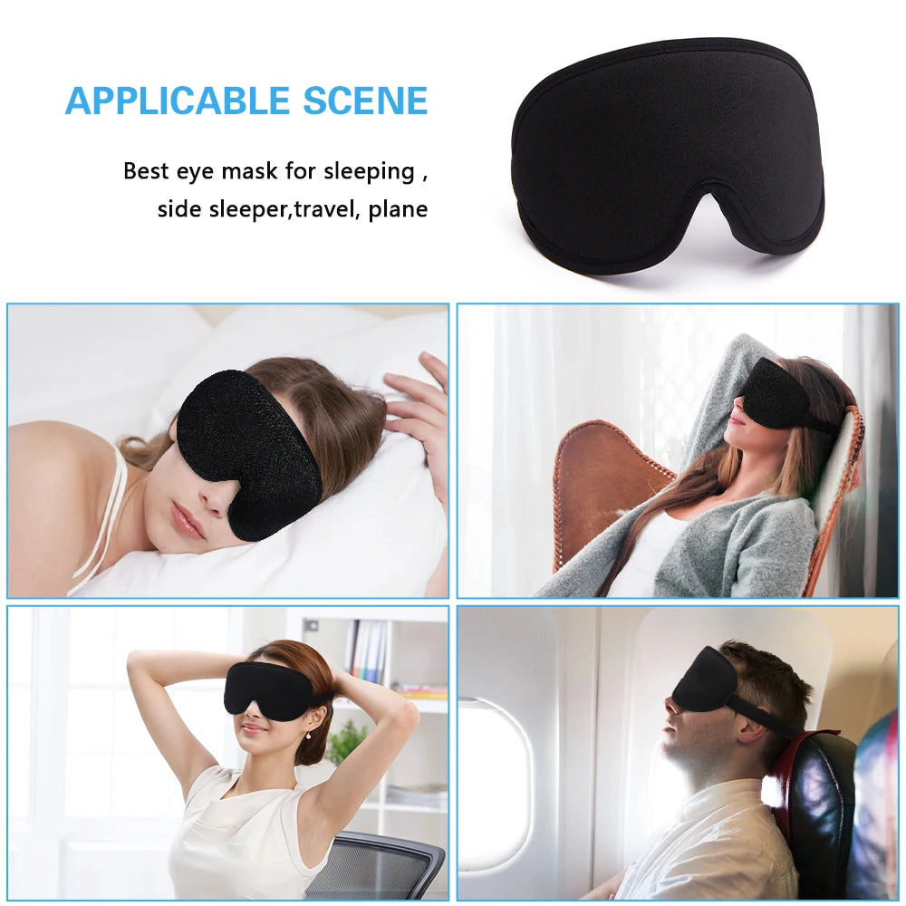 Silk Sleeping Mask | Soft & Smooth Eye Mask for Travel, Rest & Relaxation | Sleep Blindfold & Sleeping Aid