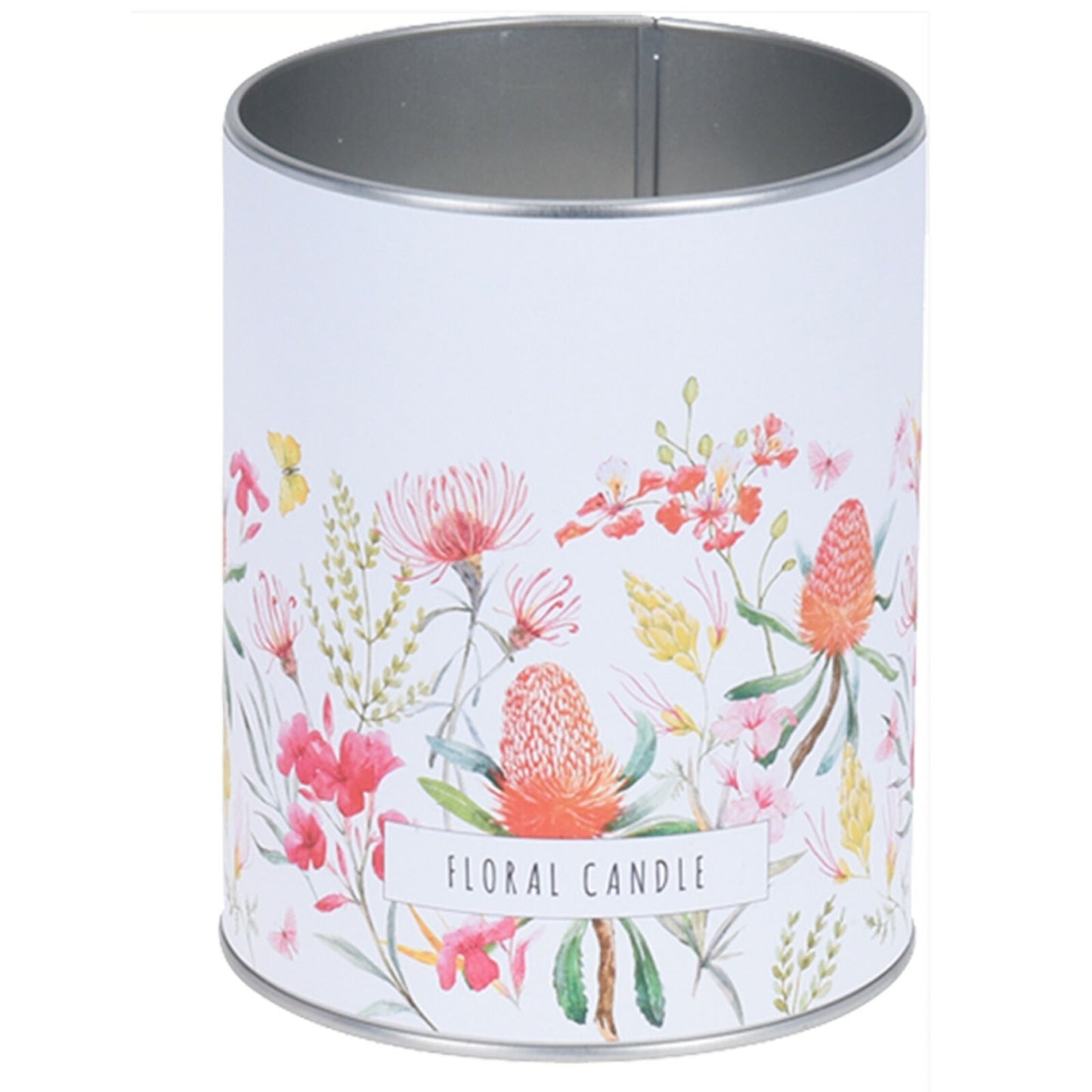 Luxury Flower Scented Wax Candles – 1 or 3 Pc Tin Gift Set, 35-Hour Burn