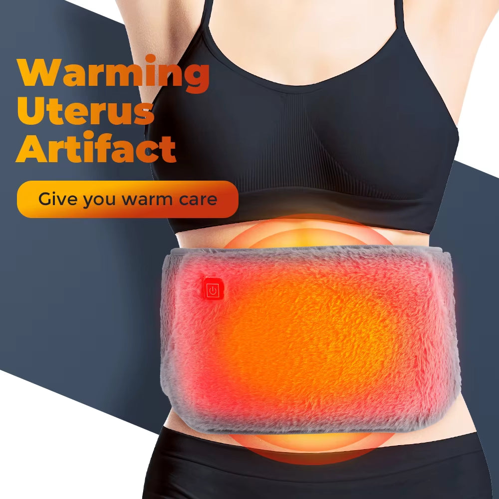 Electric Heating Belt USB Charging Hand Warmer Winter Heater Waist Warmers Hot Compress Abdominal Lumbar Uterus Warming Pad