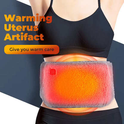 Electric Heating Belt USB Charging Hand Warmer Winter Heater Waist Warmers Hot Compress Abdominal Lumbar Uterus Warming Pad