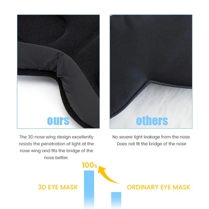 Silk Sleeping Mask | Soft & Smooth Eye Mask for Travel, Rest & Relaxation | Sleep Blindfold & Sleeping Aid