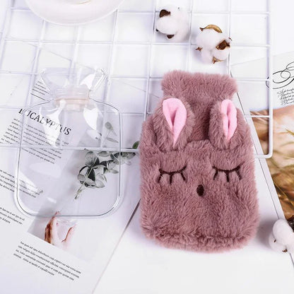 Mini Bunny Hot Water Bottle – Hand & Belly Warmer for Dormitory & Travel
