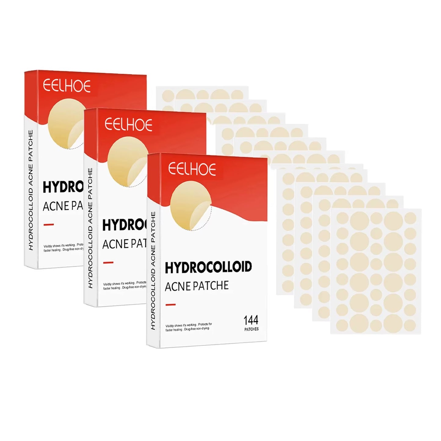 Invisible Hydrocolloid Acne Patches – Fast-Healing, Anti-Inflammatory Spot Treatment