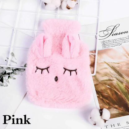 Mini Bunny Hot Water Bottle – Hand & Belly Warmer for Dormitory & Travel