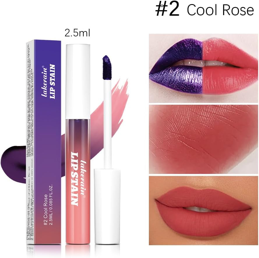 Peel-Off Liquid Lip Stain Set – Long-Lasting Waterproof Lip Tint (3-Piece Set)