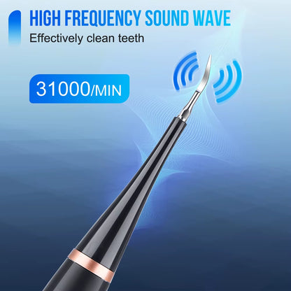 6-in-1 Ultrasonic Dental Cleaner – Electric Tartar & Plaque Remover with Sonic Toothbrush
