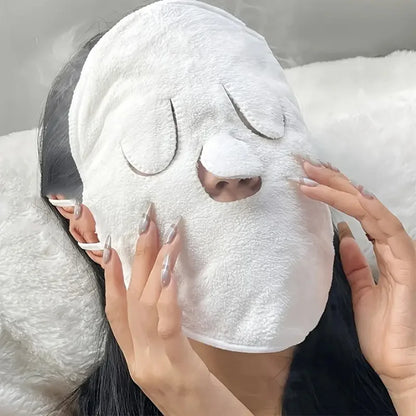 Reusable Hot & Cold Facial Wrap – Moisturising Towel Mask for Relaxing Spa Treatments & Skin Care Therapy