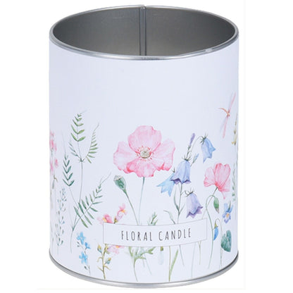 Luxury Flower Scented Wax Candles – 1 or 3 Pc Tin Gift Set, 35-Hour Burn