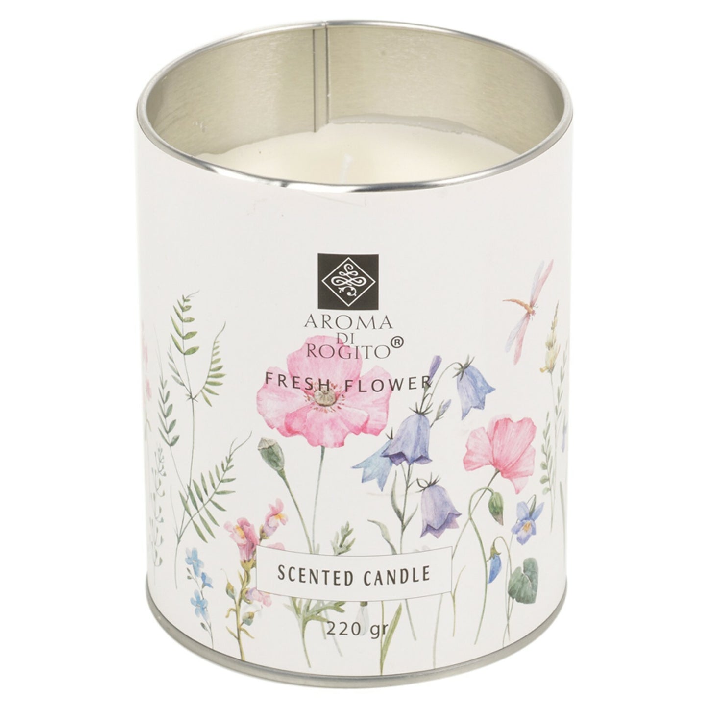 Luxury Flower Scented Wax Candles – 1 or 3 Pc Tin Gift Set, 35-Hour Burn