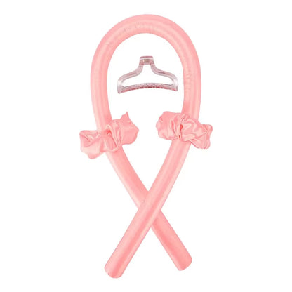 Silk Heatless Curling Rod Headband | No-Heat Hair Curler Ribbon for Effortless Overnight Curls | Soft Sleep-In Hair Styling Tool