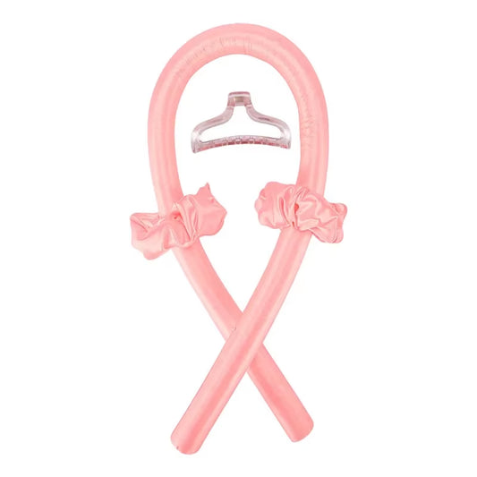 Silk Heatless Curling Rod Headband | No-Heat Hair Curler Ribbon for Effortless Overnight Curls | Soft Sleep-In Hair Styling Tool