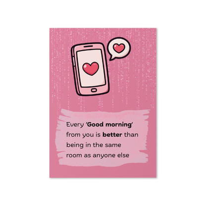 My Favourite Notification Valentine's card