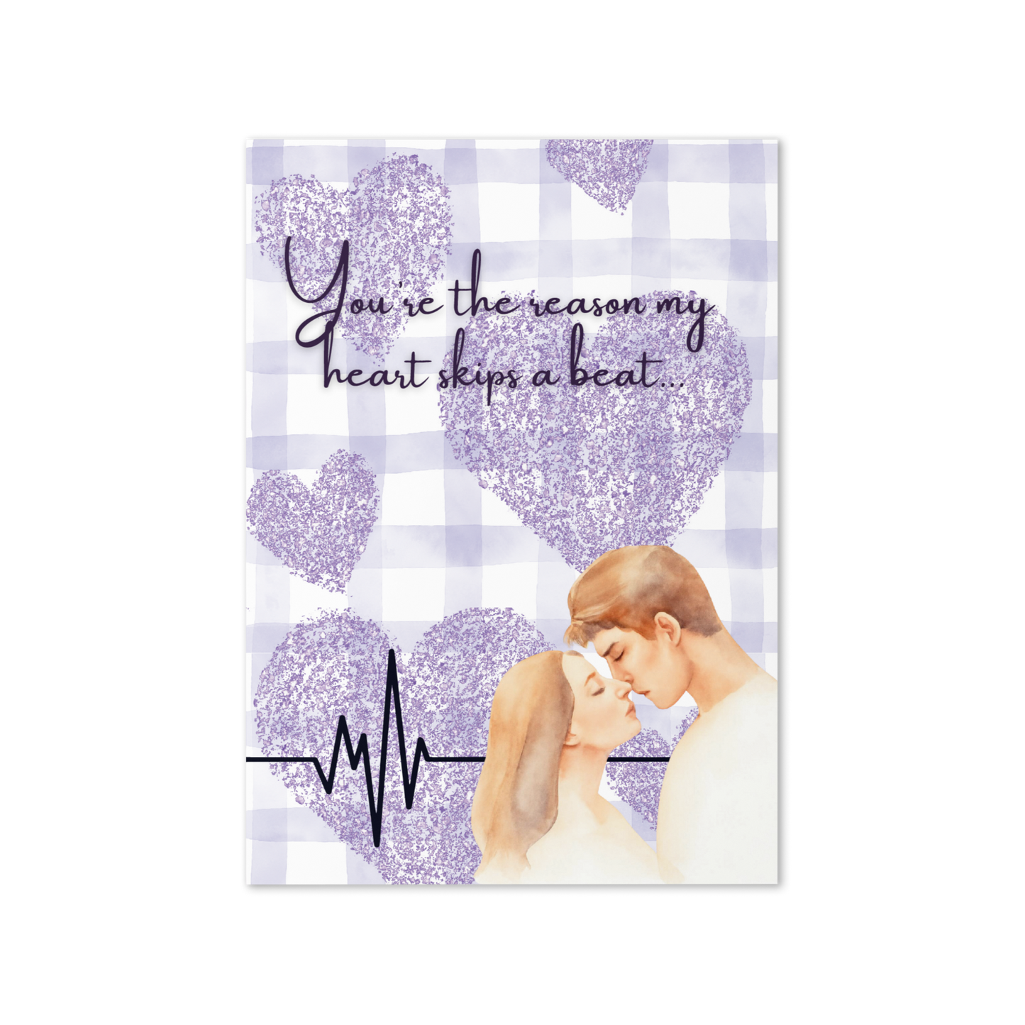 You Make My Heart Skip a Beat Valentine's card