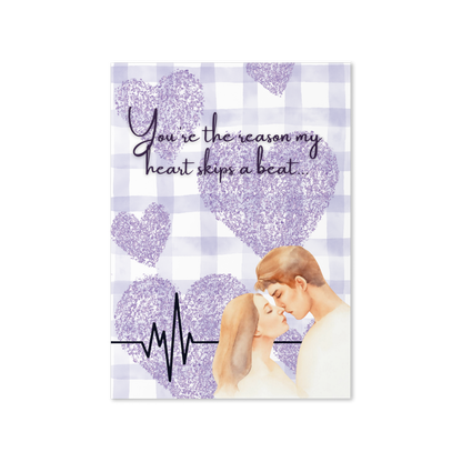 You Make My Heart Skip a Beat Valentine's card